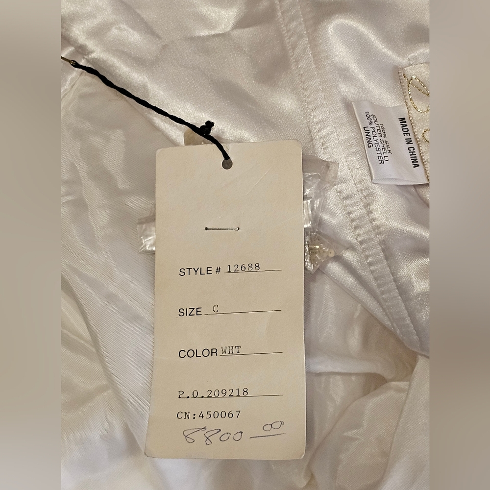 Vintage‎ Stephen Yearick Elegant White Wedding Dress 8 - Picture 5 of 8